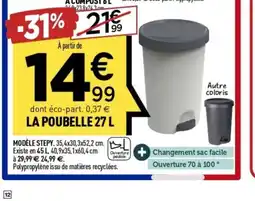 Centrakor La poubelle offre