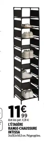Centrakor L'étagère range-chaussure intissa offre