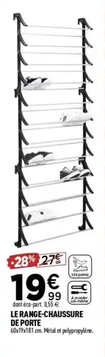 Centrakor Le range-chaussure de porte offre