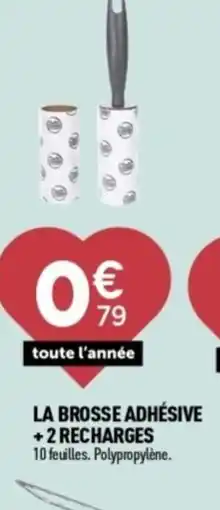 Centrakor La brosse adhésive +2 recharges offre