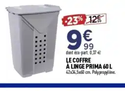 Centrakor Le coffre à linge prima offre