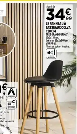 Centrakor Le panneau à tasseaux colva offre