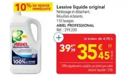 METRO ARIEL PROFESSIONAL Lessive liquide original offre