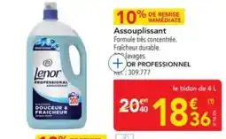 METRO LENOR PROFESSIONAL Assouplissant offre