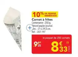 METRO Cornet à frites offre