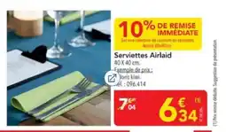 METRO Serviettes Airlaid offre