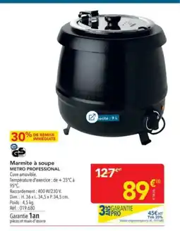 METRO METRO PROFESSIONAL Marmite à soupe offre
