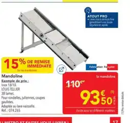 METRO Mandoline offre