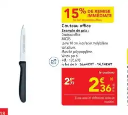 METRO Couteau office offre