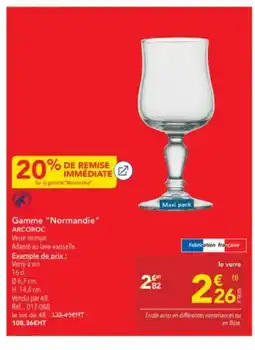 METRO ARCOROC Gamme Normandie offre