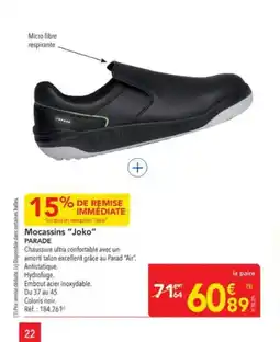 METRO PARADE Mocassins Joko offre