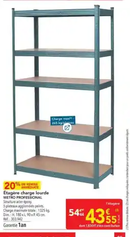METRO METRO PROFESSIONAL Étagère charge lourde offre