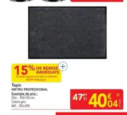 METRO METRO PROFESSIONAL Tapis offre