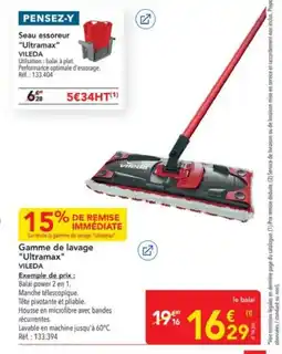 METRO VILEDA Gamme de lavage Ultramax offre