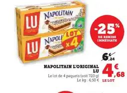 Super U LU Napolitain l'original offre