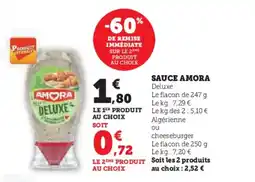 Super U AMORA Sauce offre