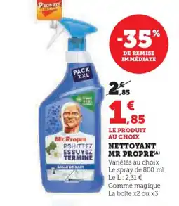 Super U MR PROPRE Nettoyant offre