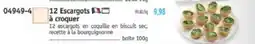 Maximo 12 escargots à croquer offre