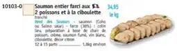 Maximo Saumon entier farci aux 2 poissons et à la ciboulette offre