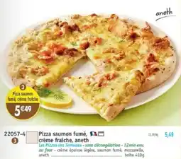 Maximo Pizza saumon fumé, crème fraîche, aneth offre