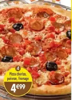 Maximo Pizza chorizo, poivron, fromage offre