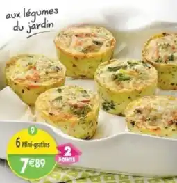 Maximo 6 mini-gratins aux légumes du jardin offre