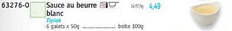 Maximo Sauce au beurre blanc offre