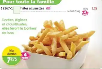 Maximo Frites allumettes offre