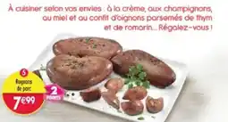 Maximo Rognons de porc offre