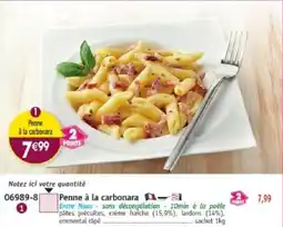 Maximo Penne à la carbonara offre