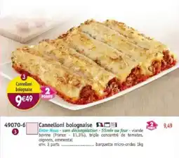 Maximo Cannelloni bolognaise offre