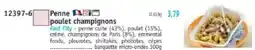 Maximo Penne poulet champignons offre