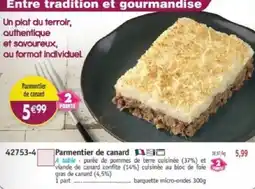 Maximo Parmentier de canard offre