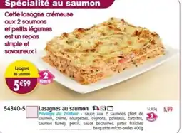 Maximo Lasagnes au saumon offre