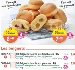 Maximo 10 beignets fourrés aux pommes offre