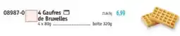Maximo 4 gaufres de bruxelles offre