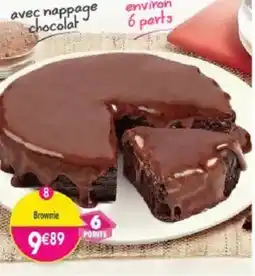 Maximo Brownie avec nappage chocolat offre