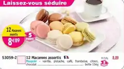 Maximo 12 macarons assortis offre