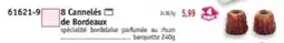 Maximo 8 cannelés de bordeaux offre