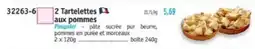 Maximo 2 tartelettes aux pommes offre