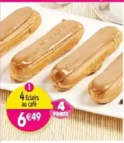 Maximo 4 eclairs au café offre
