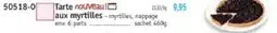 Maximo Tarte nouveau l aux myrtilles offre