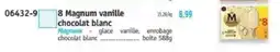 Maximo 8 magnum vanille chocolat blanc offre