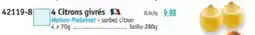 Maximo 4 Citrons givrés offre
