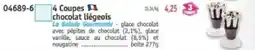 Maximo 4 coupes chocolat liégeois offre