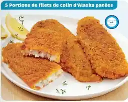 Maximo Portions de filets de colin d'alaska panées offre