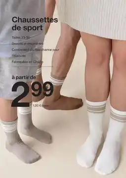 Zeeman Chaussettes de sport offre