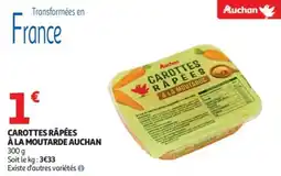 Auchan Carottes râpées à la moutarde auchan offre