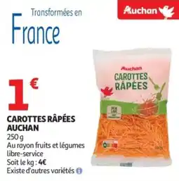 Auchan Carottes râpées auchan offre