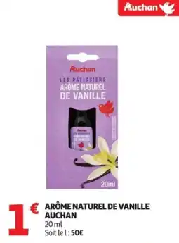 Auchan Arôme naturel de vanille auchan offre